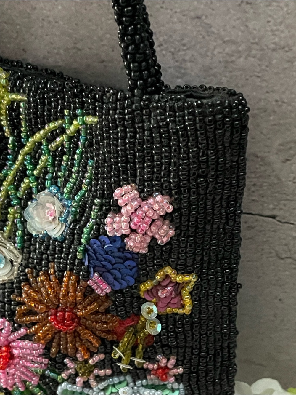 The Limited Vintage Handmade Beaded Floral Bag - Picture 6 of 16